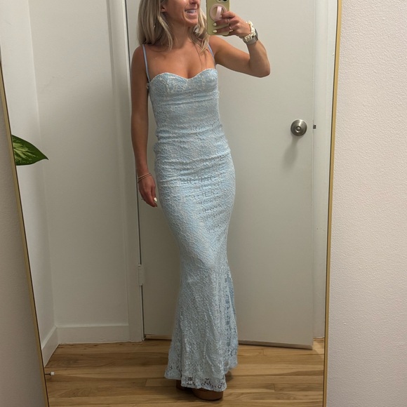 Peppermayo - Sonia Maxi Dress - Blue - Picture 7 of 7